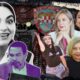 Cruz Pérez Cuéllar y Andrea Chávez en blanco y negro frente a posibles candidatas de Morena en color, con el escudo de Chihuahua al fondo.